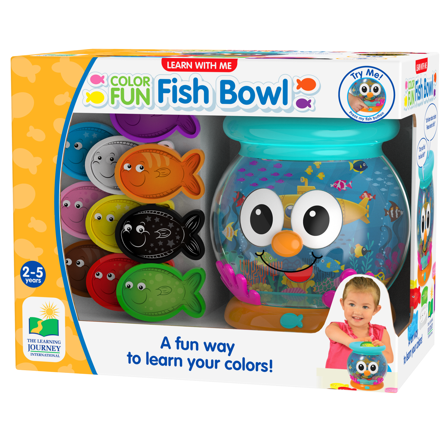 slide 1 of 2, The Learning Journey Learn with Me, Color Fun Fish Bowl, 1 ct