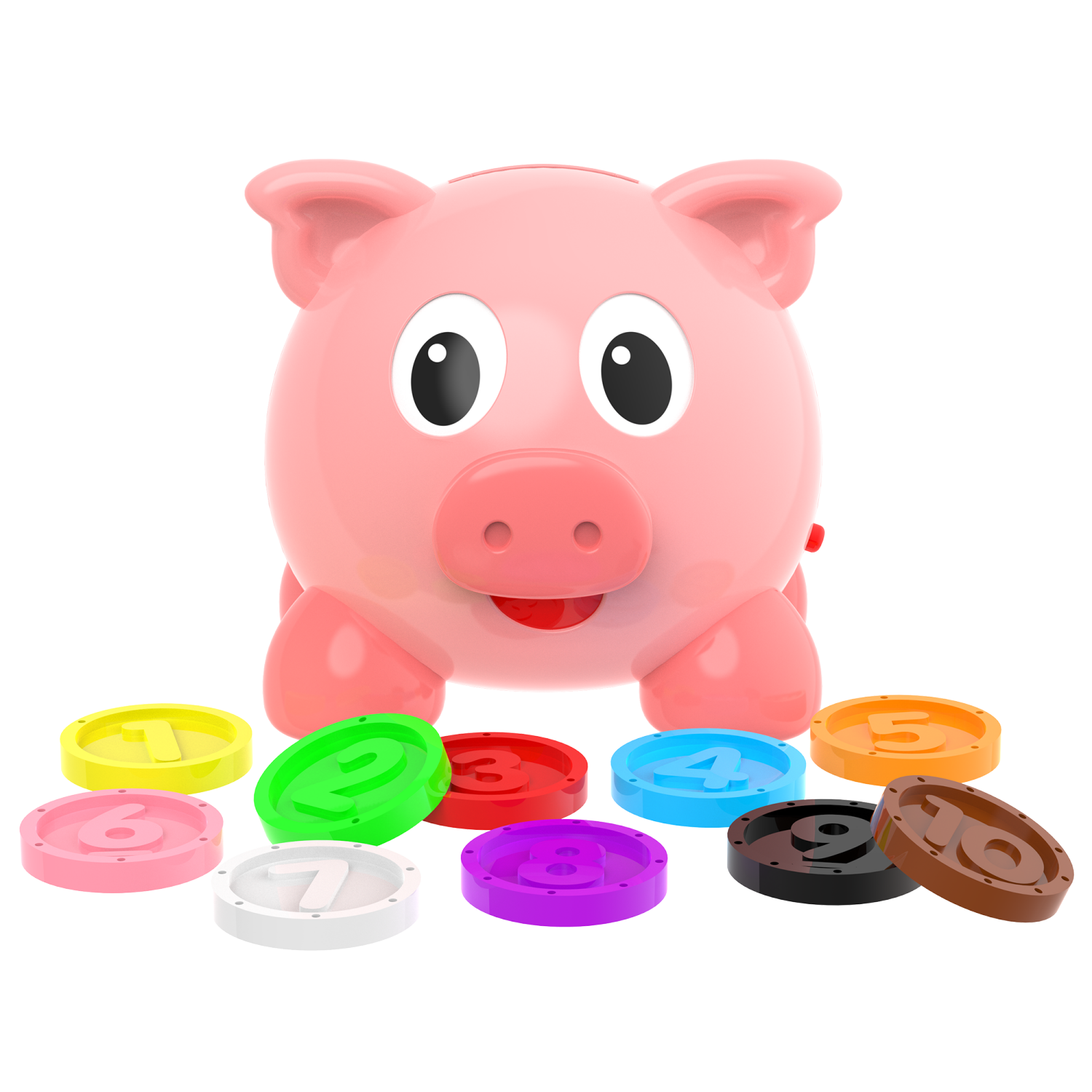 slide 2 of 2, The Learning Journey Learn With Me, Numbers And Colors Pig E Bank, 1 ct