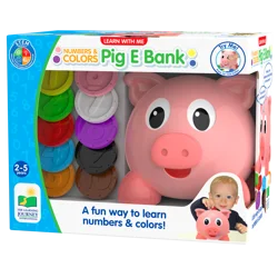 The Learning Journey Learn With Me, Numbers And Colors Pig E Bank