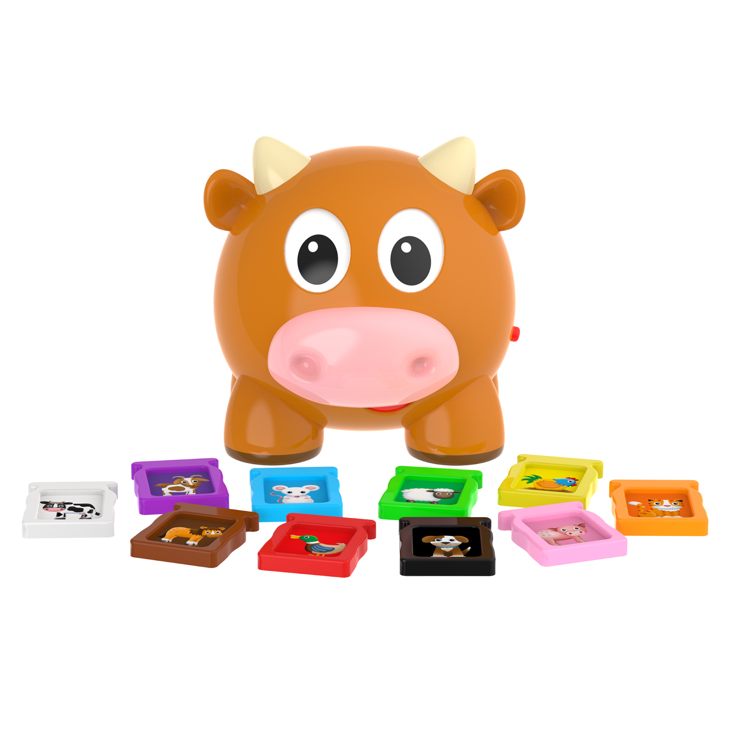 slide 2 of 2, Learn with Me Animal Farm Cow, 1 ct