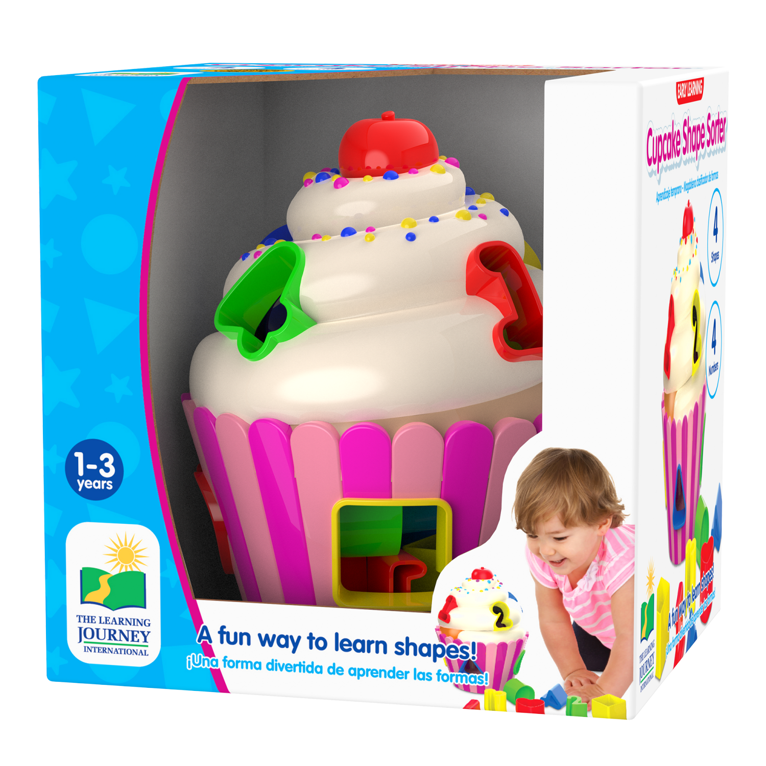 slide 1 of 2, Cupcake Shape Sorter, 1 ct