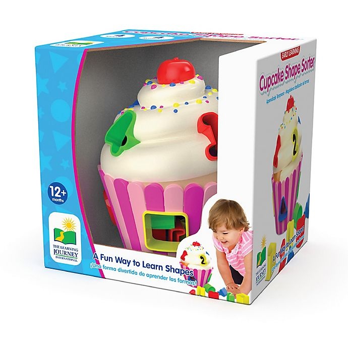 slide 2 of 2, The Learning Journey Cupcake Shape Sorter, 9 ct