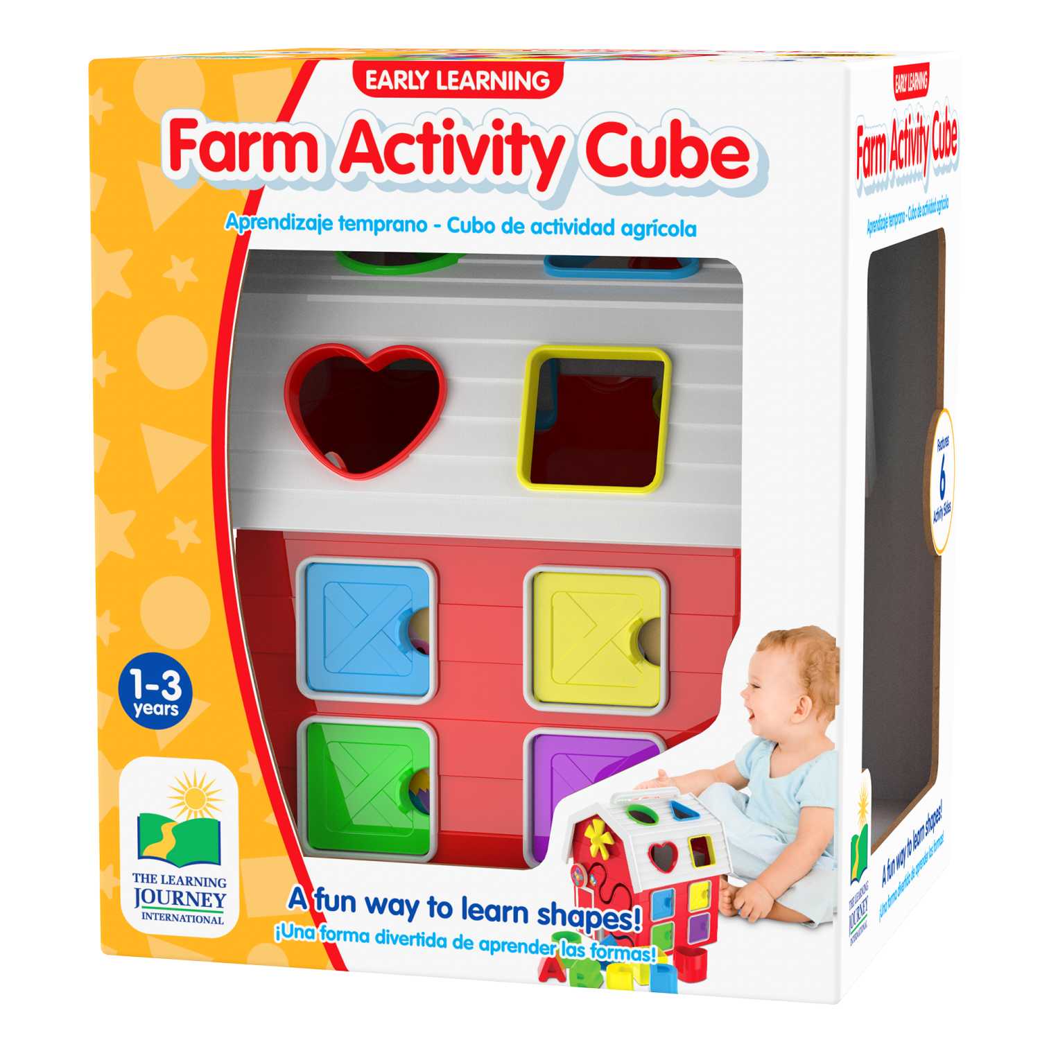 slide 1 of 2, The Learning Journey Farm Activity Cube, 1 ct