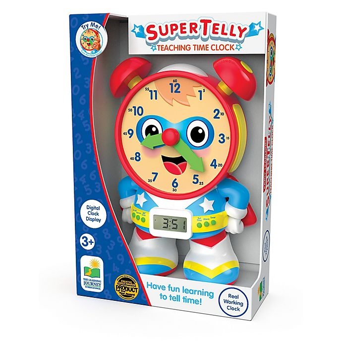 slide 3 of 3, The Learning Journey Super Telly Teaching Time Clock, 1 ct