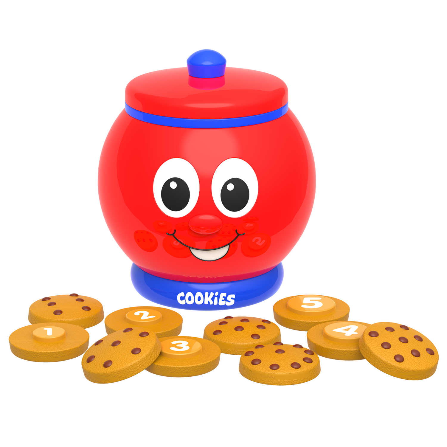 slide 2 of 2, The Learning Journey Learn With Me, Count And Learn Cookie Jar, 1 ct