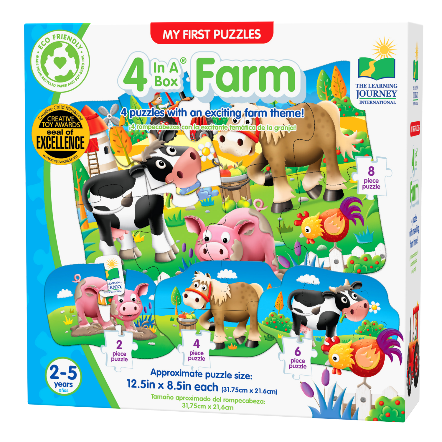 slide 3 of 4, My First 4 in A Box Puzzle Asrt, 1 ct