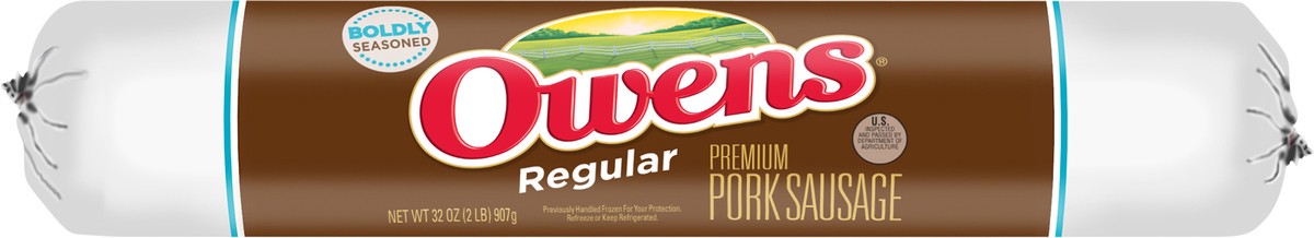 slide 6 of 12, Owens Regular Premium Pork Sausage 32 oz, 32 oz