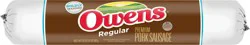 Owens Regular Premium Pork Sausage 32 oz