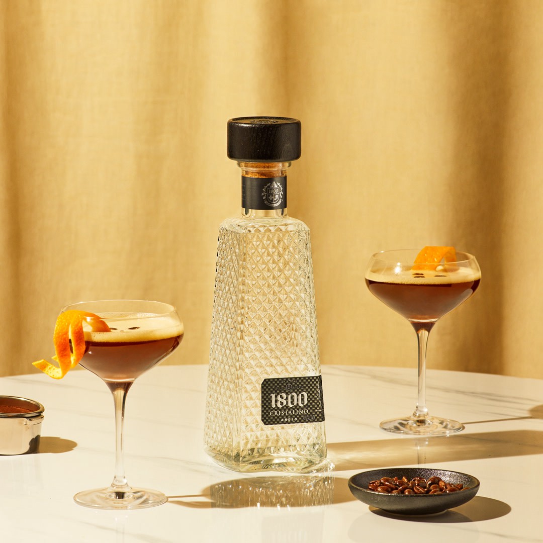 slide 5 of 10, 1800 Tequila Cristalino 80 Proof (375 ml), 375 ml