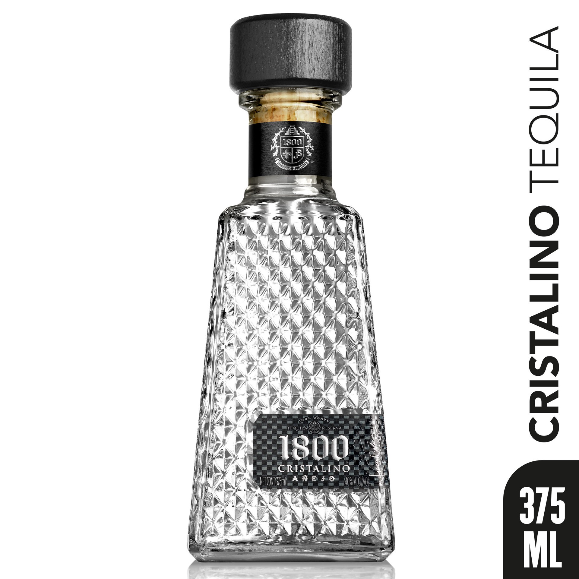 slide 2 of 10, 1800 Tequila Cristalino 80 Proof (375 ml), 375 ml
