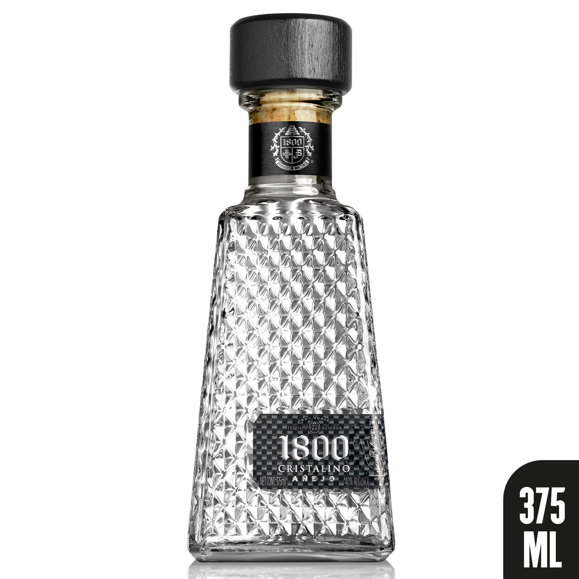 slide 3 of 10, 1800 Tequila Cristalino 80 Proof (375 ml), 375 ml