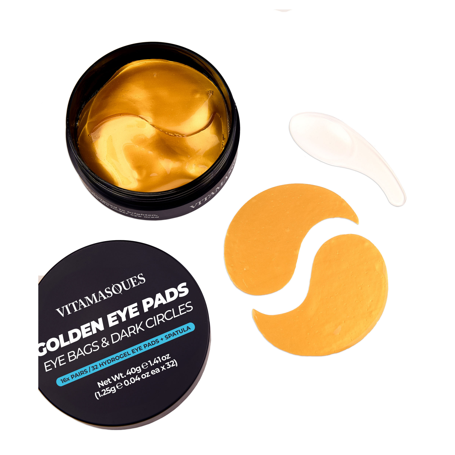 slide 3 of 3, Vitamasques Golden Eye Pads 32 Each, 32 ct
