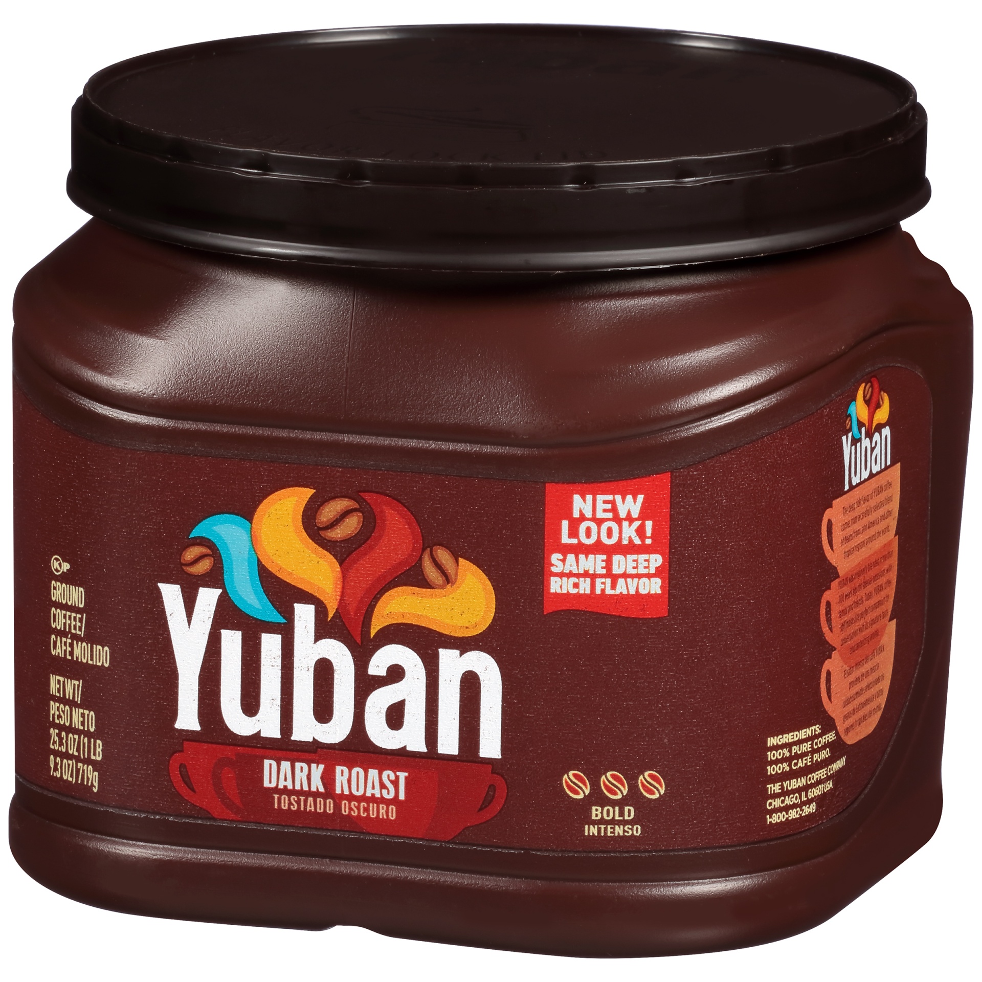 slide 9 of 11, Yuban Premium Dark Roast Ground Coffee - 25.3oz, 