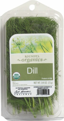 slide 1 of 1, Roundy's Roundys Organics Dill, 0.75 oz