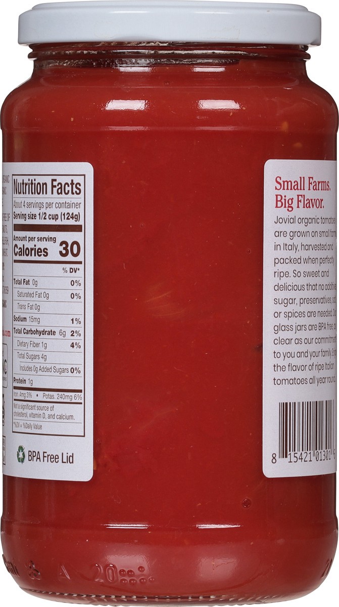 slide 6 of 9, Jovial Organic Whole Peeled Tomatoes 18.3 oz, 18.3 oz