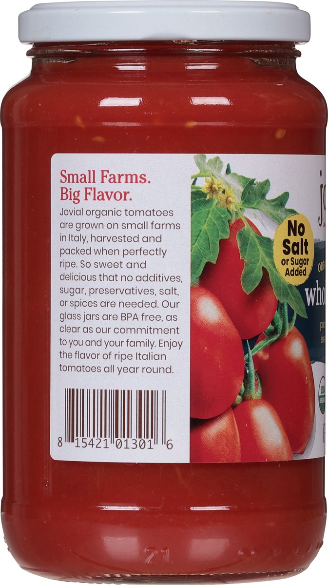 slide 9 of 9, Jovial Organic Whole Peeled Tomatoes 18.3 oz, 18.3 oz