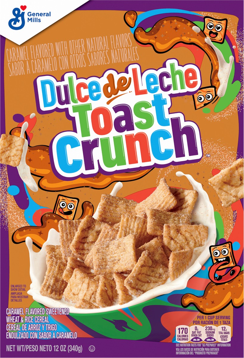 slide 2 of 14, General Mills Dulce de Leche Toast Crunch Breakfast Cereal, 12 oz, 12 oz