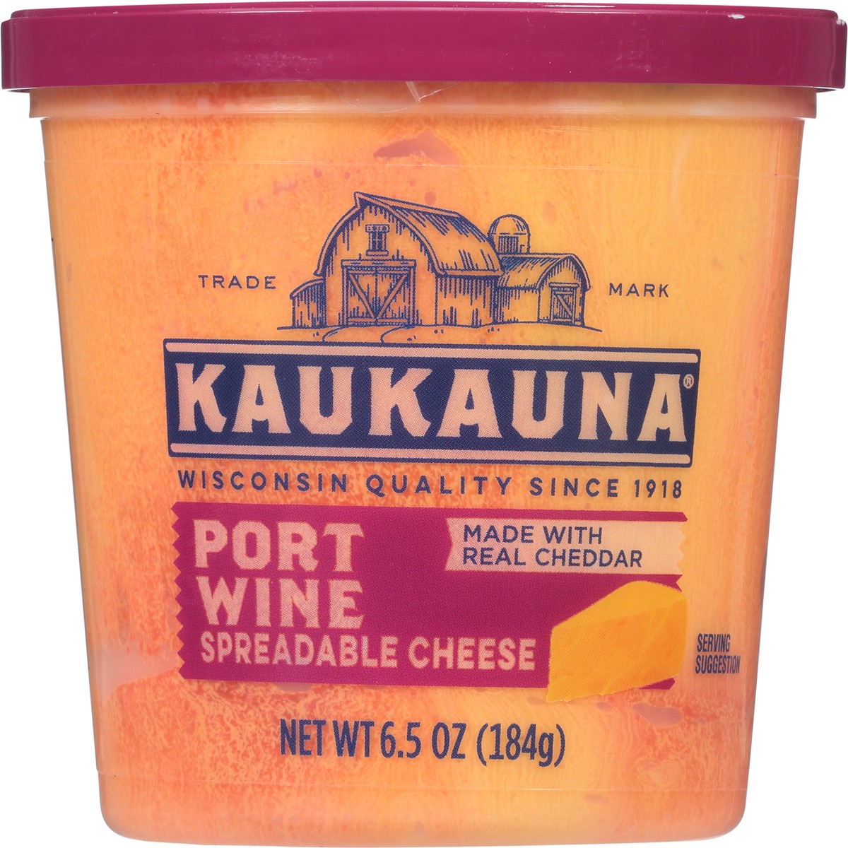 slide 1 of 9, Kaukauna Spreadable Cheese, 6.5 oz