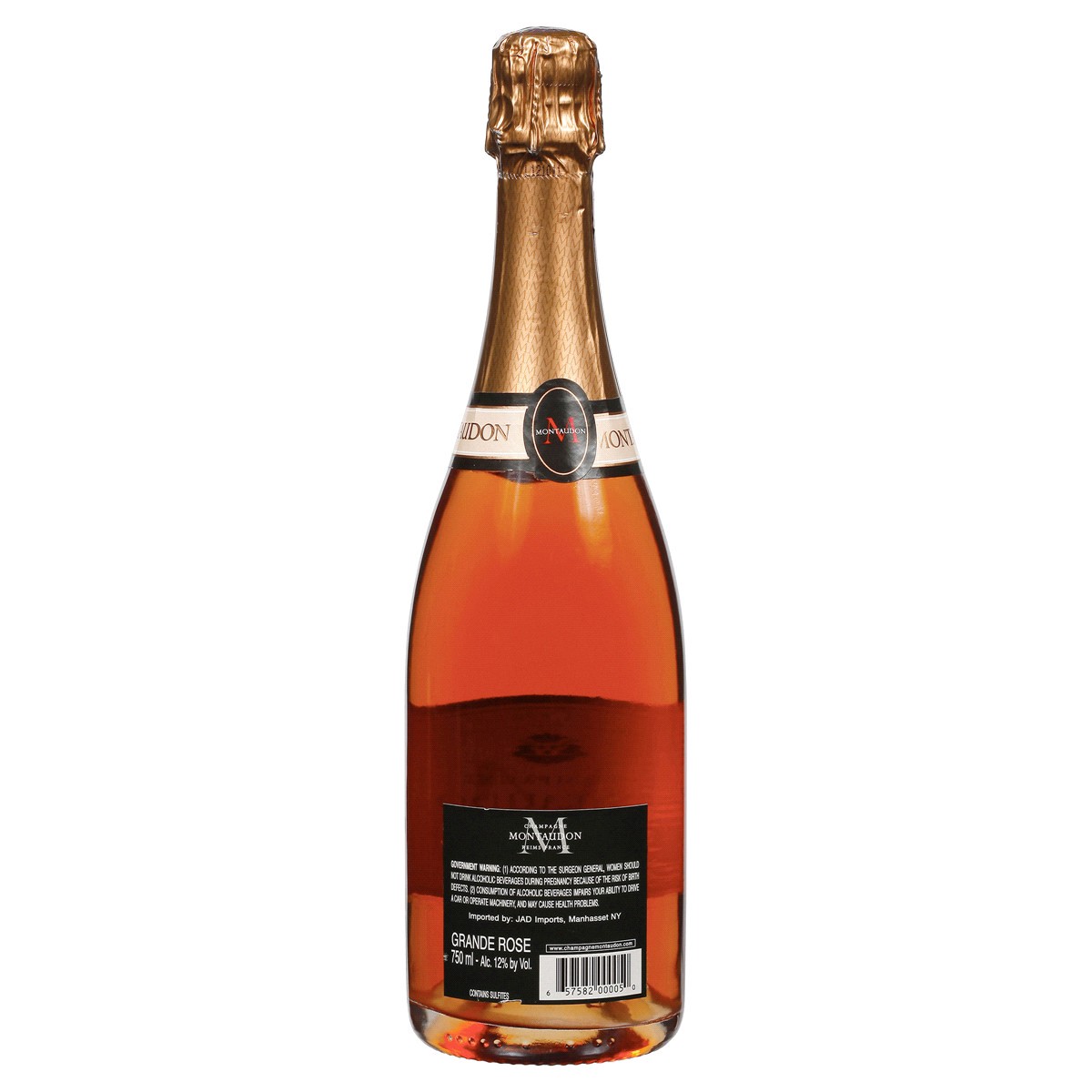 slide 2 of 2, M Montaudon Brut Rose, 750 ml