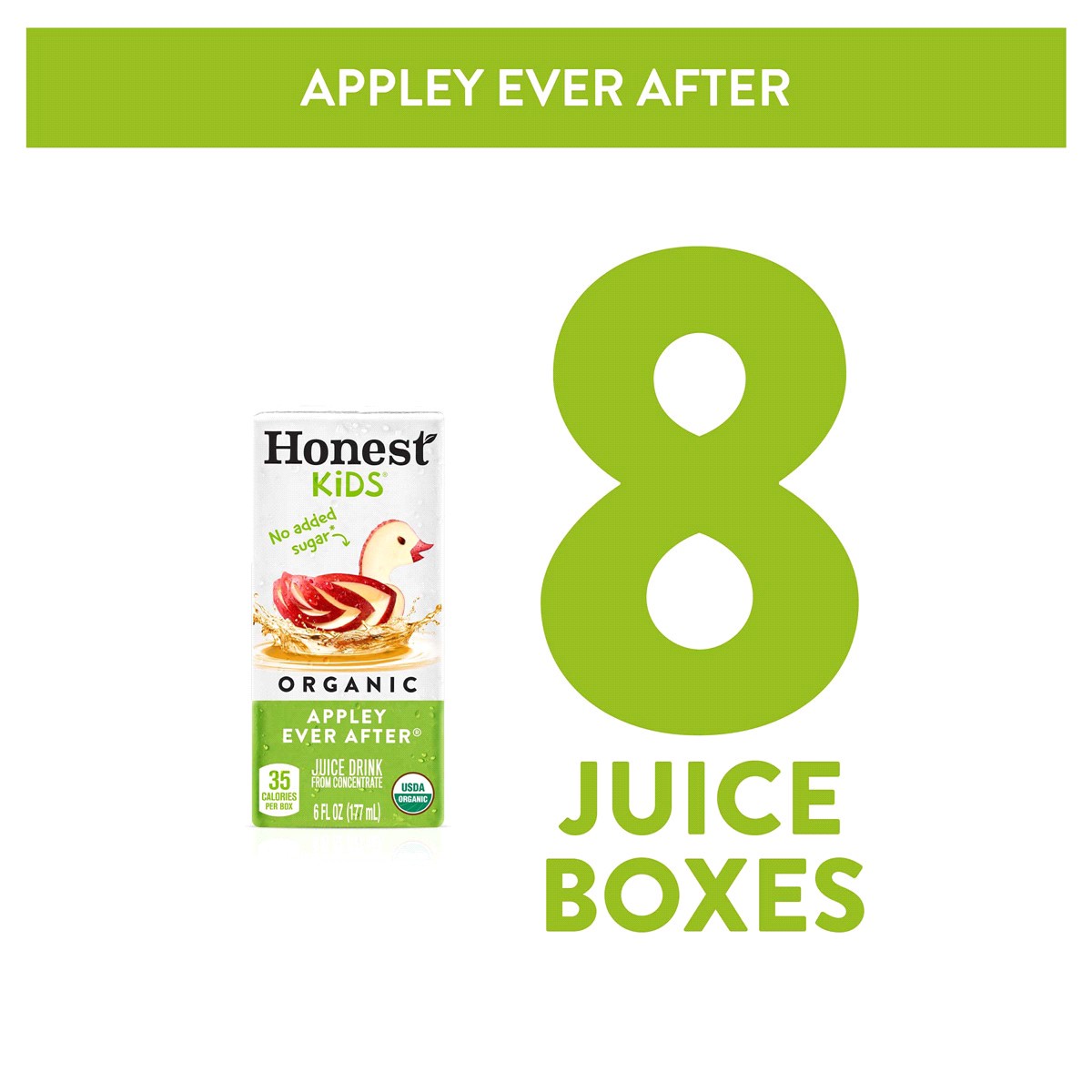 slide 12 of 25, Honest Kids Appley Ever After Cartons- 8 ct, 8 ct