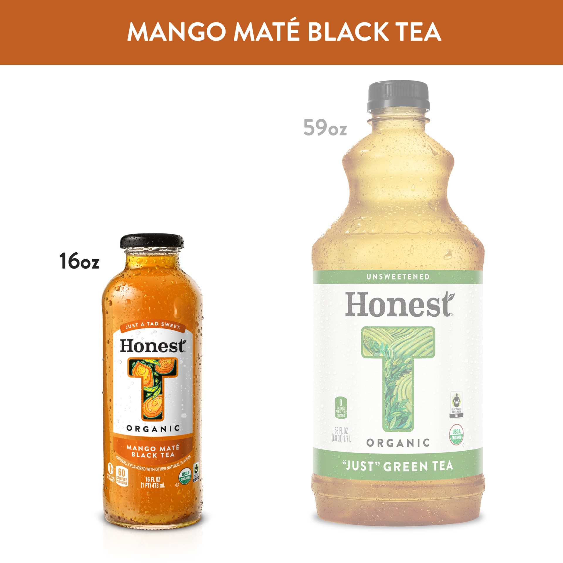 slide 7 of 16, Honest Tea Mango Mate Black Tea Glass Bottle- 16 fl oz, 16 fl oz