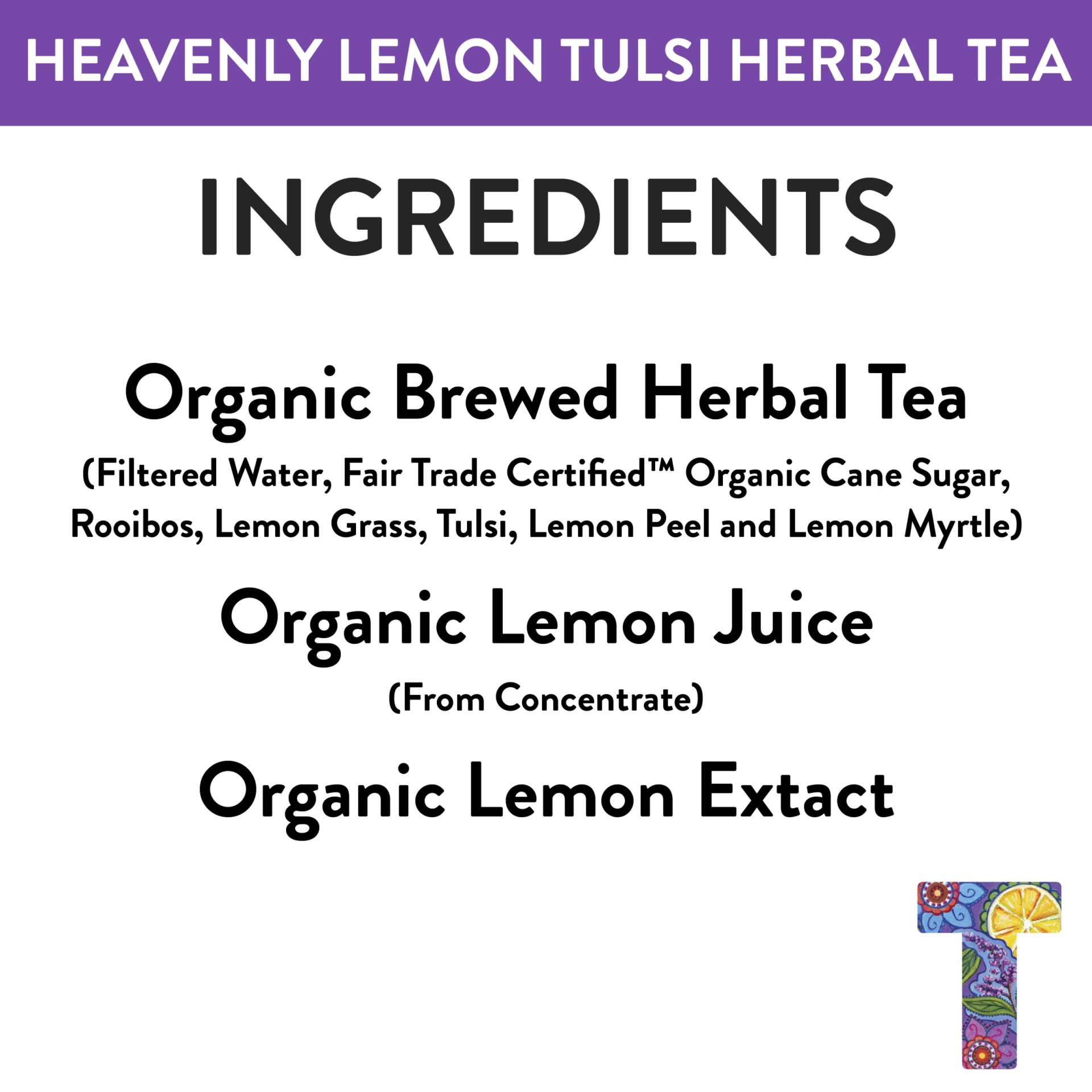 slide 5 of 12, Honest Organic Heavenly Lemon Tulsi Herbal Tea - 16 oz, 16 fl oz