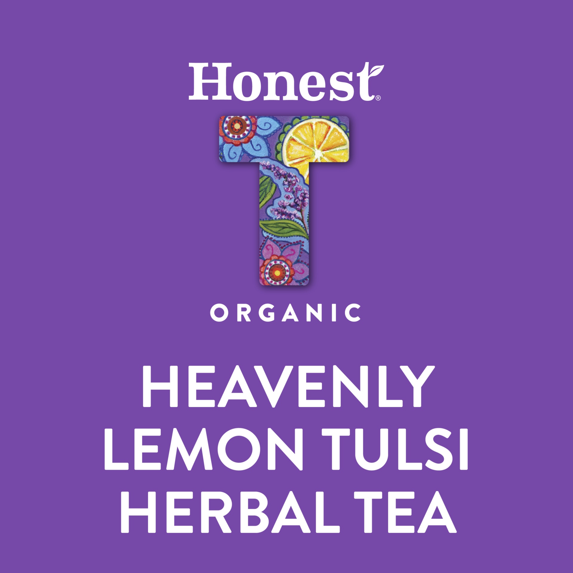 slide 10 of 12, Honest Organic Heavenly Lemon Tulsi Herbal Tea - 16 oz, 16 fl oz