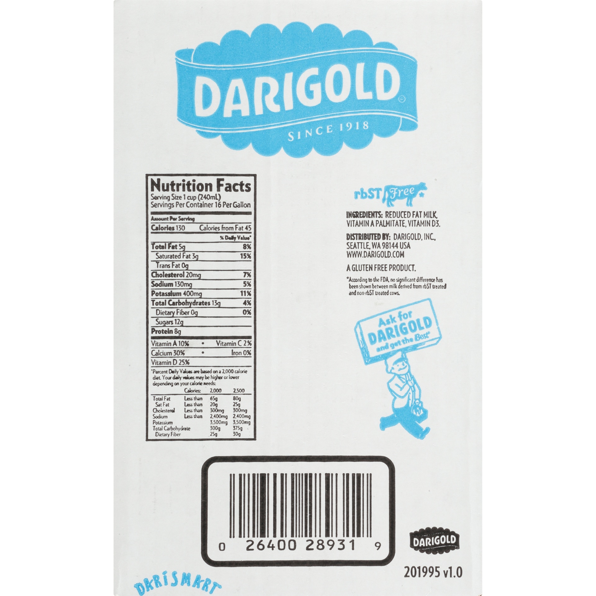 slide 4 of 7, Darigold Milk 2% Gallons 2 Pack, 2/1 gal