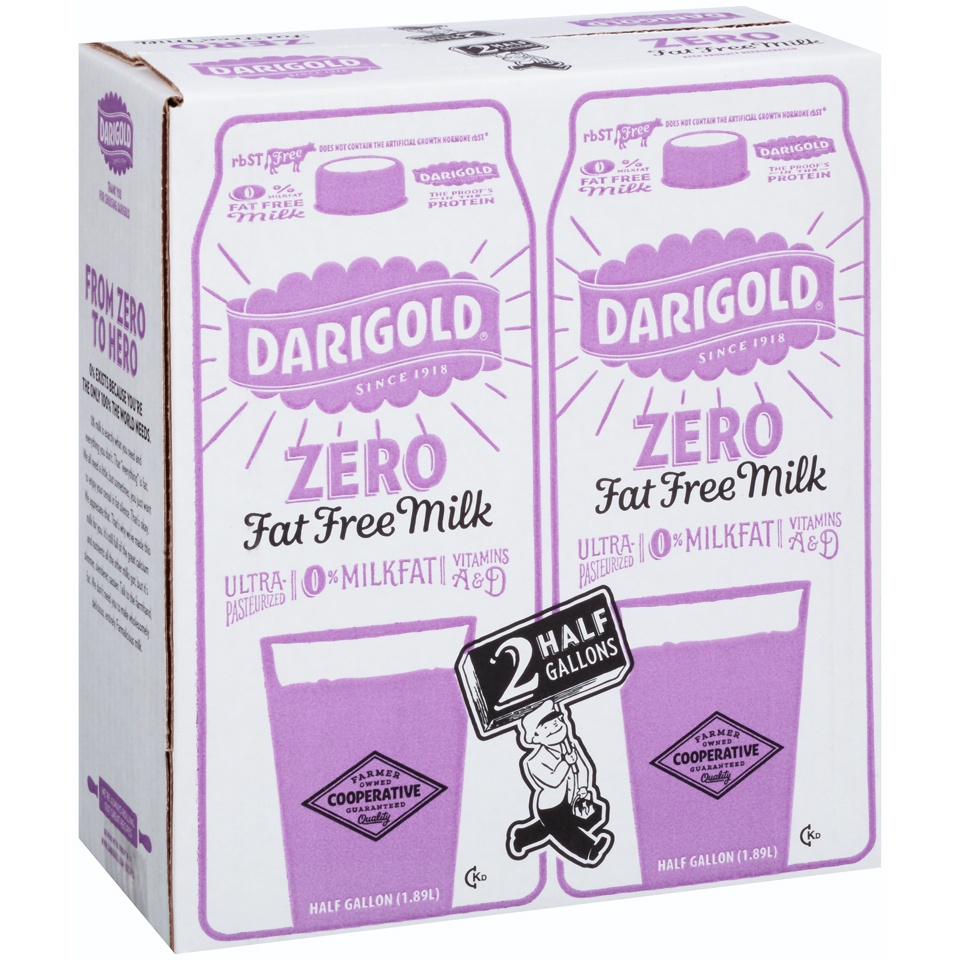 slide 2 of 8, Darigold Fat Free Milk, 2 ct; 64 oz