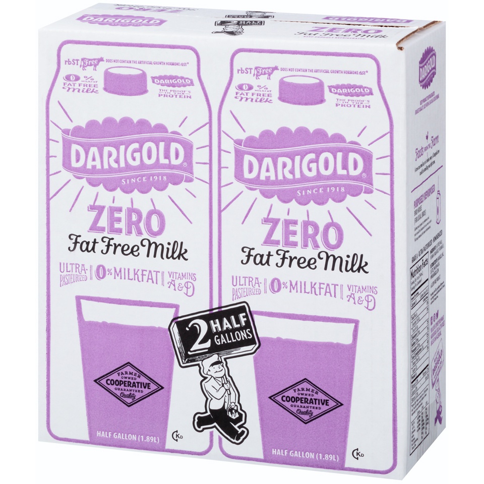 slide 3 of 8, Darigold Fat Free Milk, 2 ct; 64 oz