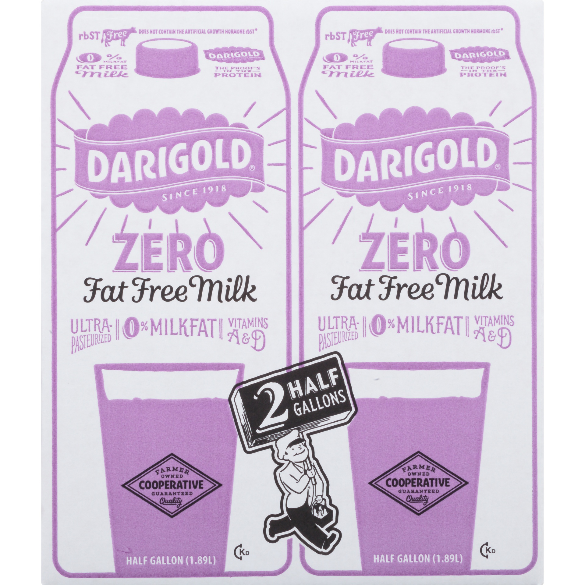 slide 6 of 8, Darigold Fat Free Milk, 2 ct; 64 oz