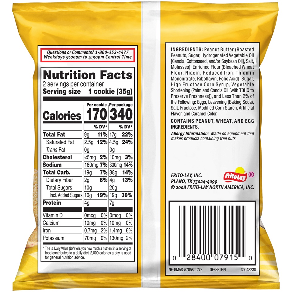 Grandma's Peanut Butter Cookie 2.5 oz Shipt