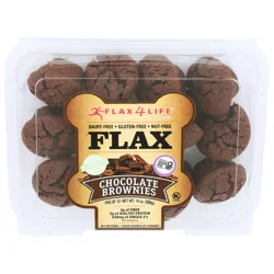 Flax4Life Flax Chocolate Brownies 12 ea