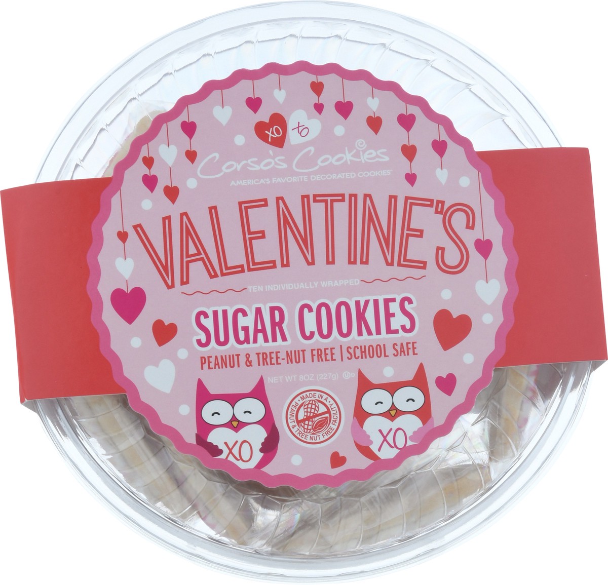 slide 13 of 14, Corso's Cookies Valentine's Sugar Cookies 10 ea, 10 ct