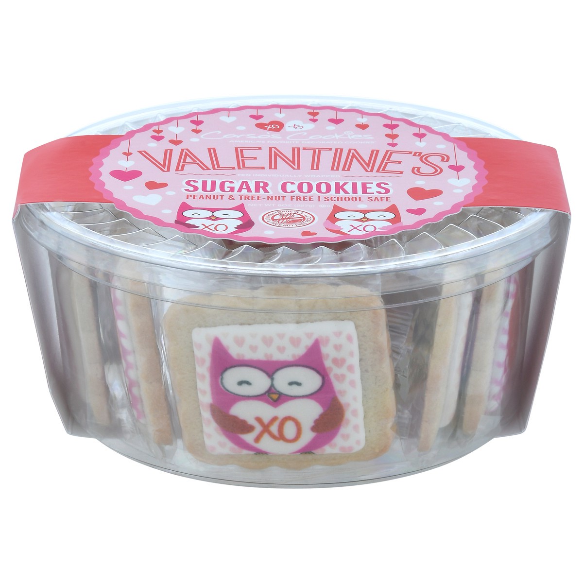 slide 9 of 14, Corso's Cookies Valentine's Sugar Cookies 10 ea, 10 ct