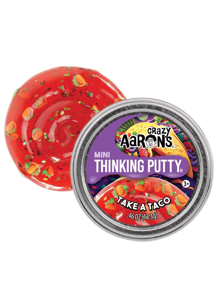 slide 2 of 3, Crazy Aaron's Take A Taco Mini Thinking Putty, 0.46 oz