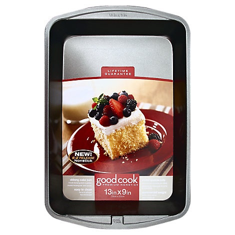 slide 1 of 1, Good Cook Cake Pan Oblong 13In X 9In - Each, 1 ct