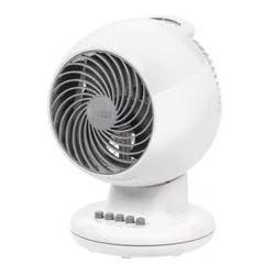 Woozoo Compact Personal Oscillating Desk Fan - White, 3 Speeds, Timer, Adjustable Tilt