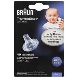 Braun Thermoscan Ear Lens Filters 40 ea