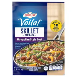 Birds Eye Voila! Mongolian Style Beef Frozen Meal, 21 oz. Bag
