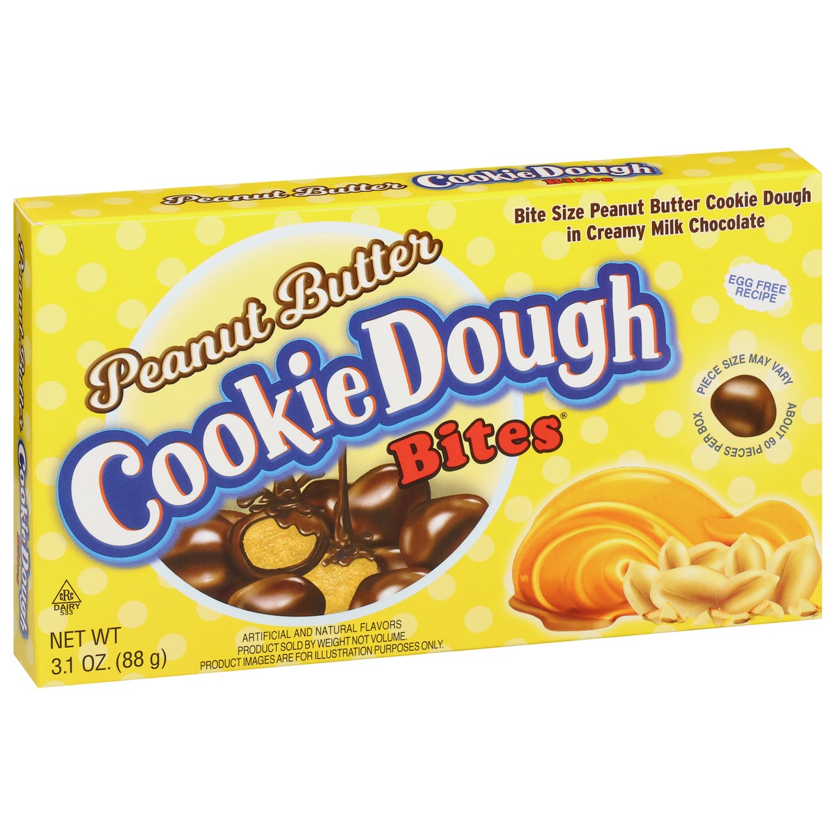 slide 3 of 13, Cookie Dough Bites Peanut Butter Bites 3.1 oz, 3.1 oz