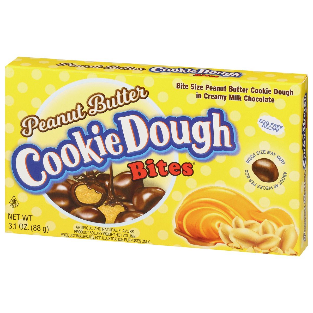 slide 2 of 13, Cookie Dough Bites Peanut Butter Bites 3.1 oz, 3.1 oz