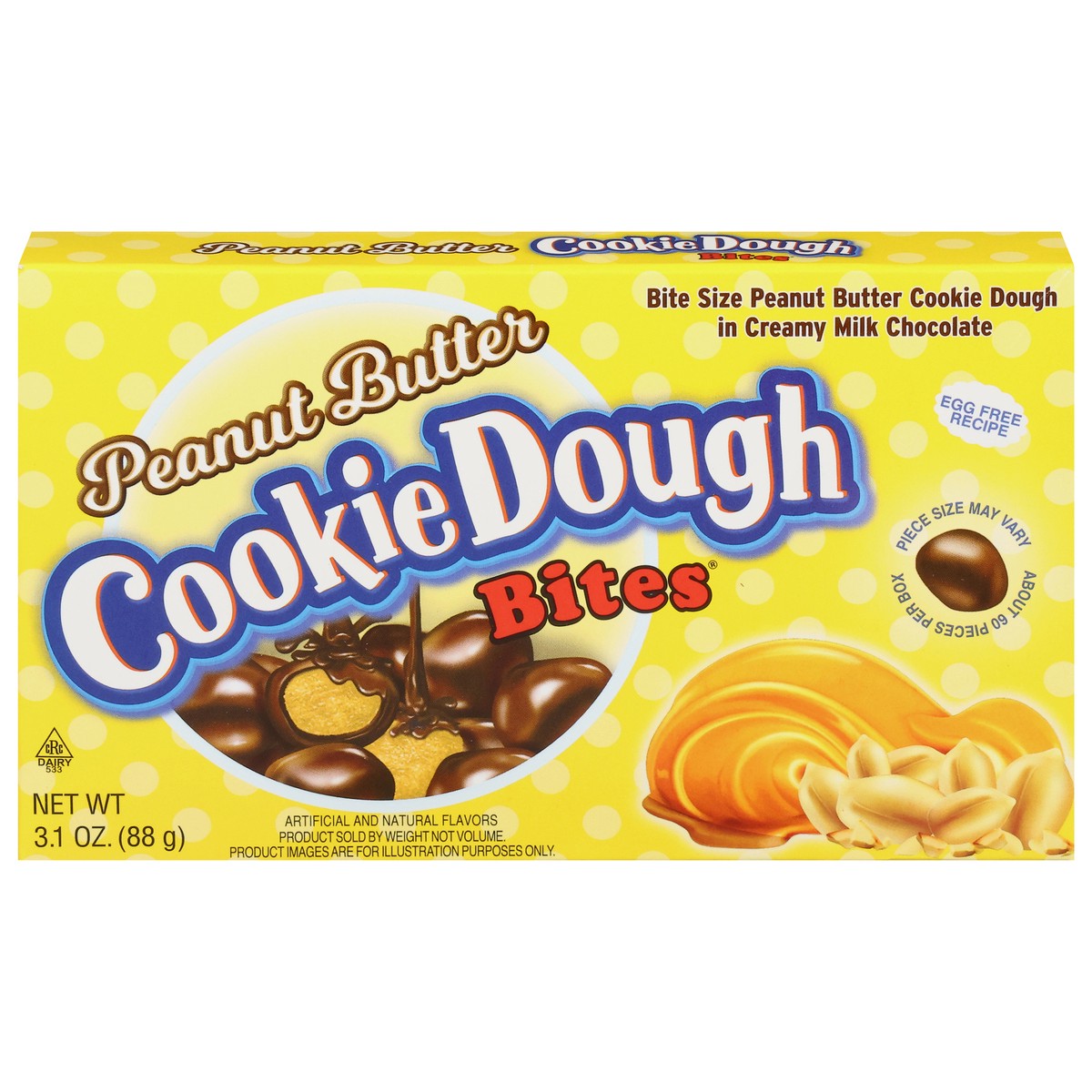 slide 12 of 13, Cookie Dough Bites Peanut Butter Bites 3.1 oz, 3.1 oz