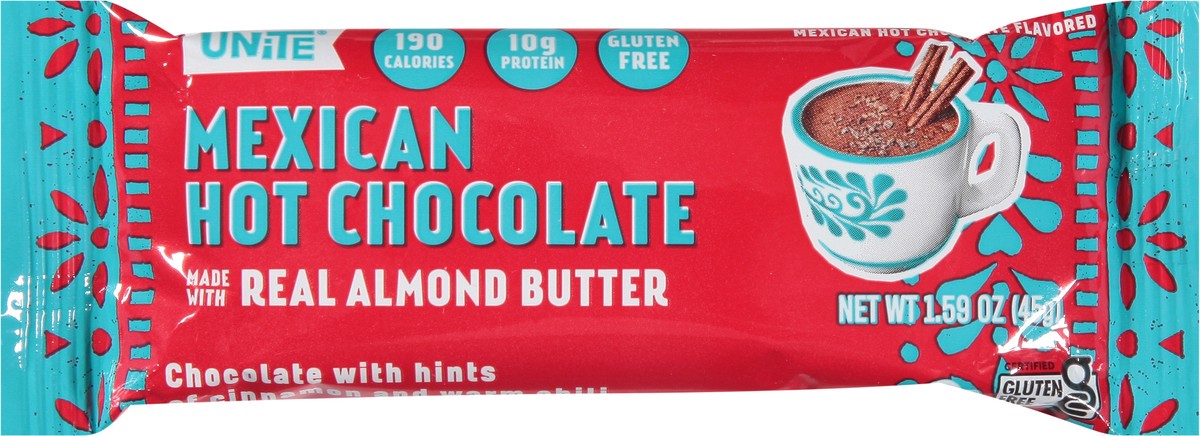 slide 3 of 14, Unite Mexican Hot Chocolate Protein Bar- 1.59 oz, 1.59 oz