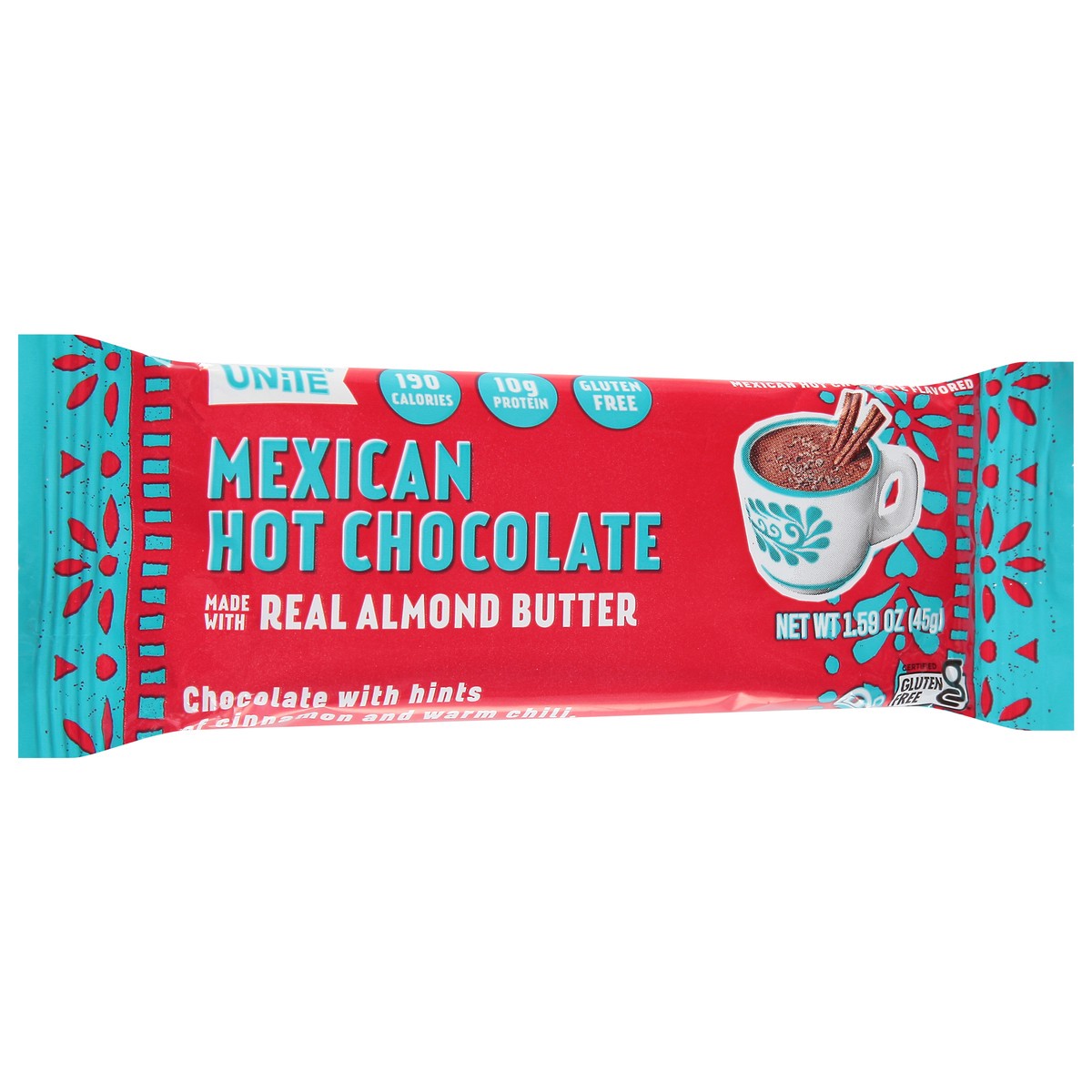 slide 4 of 14, Unite Mexican Hot Chocolate Protein Bar- 1.59 oz, 1.59 oz