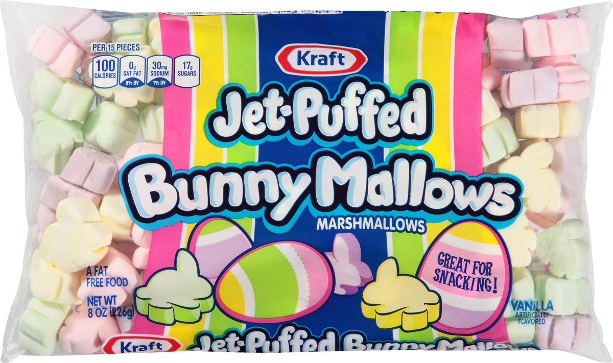 slide 6 of 7, Kraft Jet Puffed Ester Bunnymallows, 8 oz