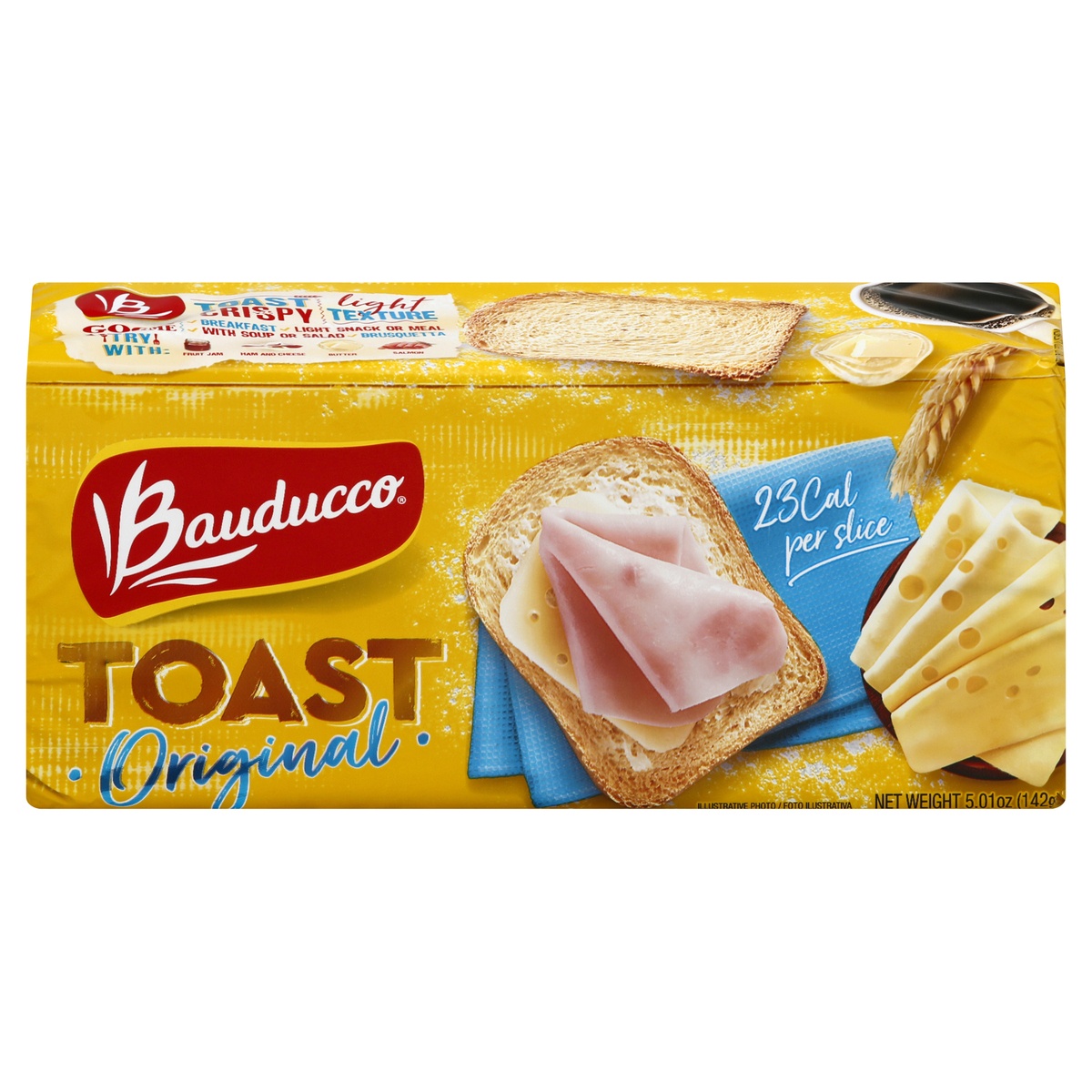 slide 1 of 1, Bauducco Toast Original, 5.01 oz