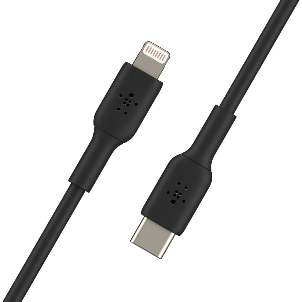 slide 1 of 2, Belkin Boostcharge Usb-C To Lightning Cable - Black, 1 ct