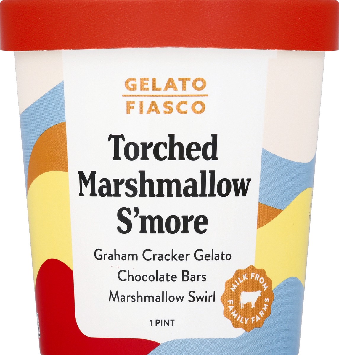 slide 4 of 6, Gelato Fiasco Gelato, Torched Marshmallow S'more, 1 pint