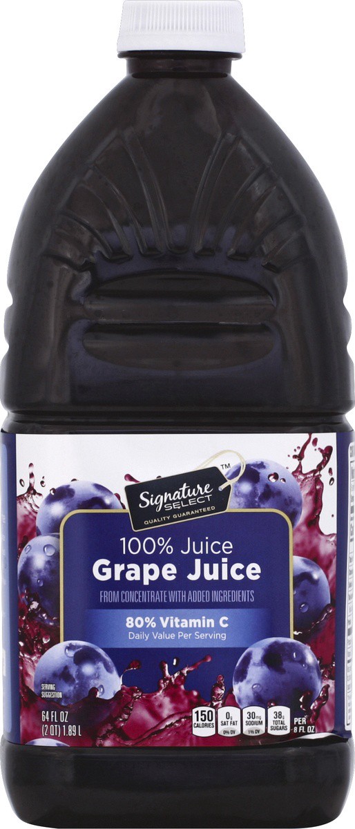 slide 3 of 4, Signature Select 100% Juice 64 oz, 64 fl oz